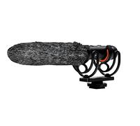 Digital Nc Micrófono cardioide avanzado (estéreo/escopeta) para videocámaras profesionales (incluye protector de viento de gato muerto)