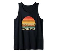 Digital Nomad Bitcoin Viaje Libertad Arte Vida Remota Bitcoin Camiseta sin Mangas