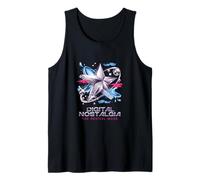 Digital Nostalgia Y2K Revival Mode Star Cybercore Estética Camiseta sin Mangas