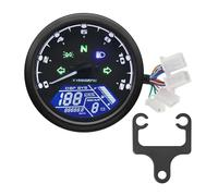 Digital Odómetro Velocímetro Instrumento Universal para Motocicletas Velocímetro Odómetro Tacómetro 12000 RPM 1-4 Cilindros Medidor Digital para Motocicletas
