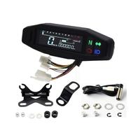 Digital Odómetro Velocímetro Velocímetro De Motocicleta Medidor De Aceite Tacómetro Medidores Digitales Universales Panel De Instrumentos Indicador De Luz De Señal De Giro