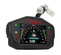 Digital Odómetro Velocímetro Velocímetro De Motocicleta RPM Tacómetro Indicador De Combustible Nivel De Combustible De 2/4 Cilindros Odómetro De Viaje Pantalla De Tablero