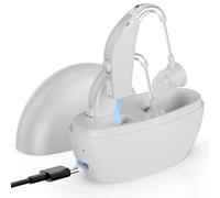 Digital (par de 2) personales recargables - Digital con duración de batería para todo el día, blanco