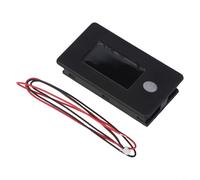 Digital para monitor de batería 10-100 V Probador de capacidad voltímetro para carrito de golf EV RV ácido marino para pantalla de temperatura lifepo4 negro (48 V)