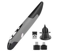 Digital Pen Mouse Vertical Ergonomic Design, USB Optical Stylus Mouse with Handwriting Function for Laptop Notebook Tablet Designers Students Professionals