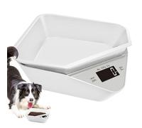 Digital Pet Scale, Electronic Food Scales, Multifunctional Precision with Detachable Foods Dispenser, Pets Feeding, Lightweight Scale for Kitchen, Baking, Cooking, Small Dogs and Cats Use