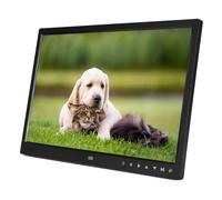 Digital Picture Frame 15 Inch with Remote Control, HD Multifunctional Electronic Photo Frame, Supports Multiple Accounts, Remote Control, USB Drive (Enchufe de la UE)