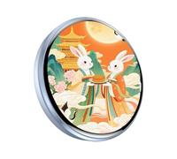 Digital Pin Badge - PP 5.5cm, Touch Screen Photo Pin, 600mAh | HD Display, Electronic Name Tag, Wearable Video Display For Service, Workplace, Conventions, Meetings, Birthdays, Nurses