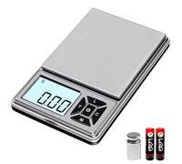 Digital Pocket Gram Scale 300g x 0.01g Accuracy， Micro Mini High Precision Scale Digital Weight Grams and Oz for Jewelry, Diamond，Arrows, Powders, Herbs and Food,with 50g Cal Weights