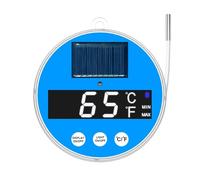 Digital Pool Temperature Sensor - Big Numbers Pond Temp Monitor,Wireless Floating Solar Powered | For Pond Spa Cold Plunge Home Outdoor Backyard Hotel
