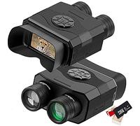 Digital Prismáticos Visión Nocturna HD 5X8 Zoom Caza Binoculares Infrarrojo de 9 Niveles Alcance Visual de 1640 ft / 500M con Pantalla LCD de 3.5" y Tomar HD Fotos/Video con Tarjeta 32GB