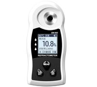 Digital Refractometer,Fruit Sugar Concentration Meter,Quickly Output Data in 5 Seconds,Temperature Compensation, Automatic Calibration,For Beer, Beverage, Sugar Test, LJJY-KK