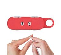 Digital Row Counter Knitting Tool, Crochet Marker Device, 2.76x0.87 Inches Sewing Craft Tracking System, Portable Progress Gauge, Compact Display Design for Beginner Hobbyist Use
