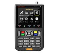 Digital Satfinder V8 Finder2 Satellite Finder Meter Digital Sat Finder con detección de satélite, decodificador Receptor de señal Pantalla LCD de 3,5" Ajuste Exacto de su Antena de satélite