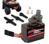 Digital Servo - 1,4 kg RC Toy Servo Motor para precisión 180° Control, bajo ruido Diseño con función de movimiento suave, accesorios robóticos para Beginners, Kids, Hobbyist Drones, Robots and Boats