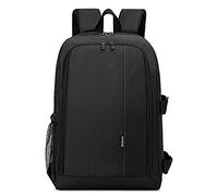 Digital SLR cámara bolsa, bolsa de hombro al aire libre, diseño de la capacidad de partición inteligente multifuncional Mochila de la cámara