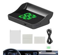 Digital Speedometer - 3.64 Inches HUD Windshield Display for Sedans SUVs Trucks, Compact Auto Gadget with Real-Time Speed Monitor, Vehicle Dashboard Tool for Fleet Managers Enthusiasts Professionals