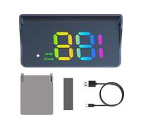 Digital Speedometer - Head-up Display, Car Speed Tracking Device, Universal Double-Mode Windshield Projector - Display Car Windshield | For Compass Altimeter Clock Trip Alarm Vehicle Cars Truck Cart G