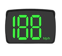 Digital Speedometer, Speed Meter, 3,15 x 2,13 x 1,22 pulgadas Compact Size Black Mph Hud Real Time Gps Display, Dashboard Mount for Offroad, Taxi, Racing, Golf and Cart Use
