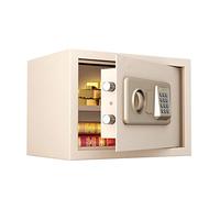 Digital Steel Security and Lock Box, Small Fireproof Wall Safes Between The Studs, Electronic Hidden with Removable Shelf, Home Safe For, Money
