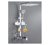 Digital tatic Shower Mixer, Wall-Mounted Rain Shower Faucet, Hot & Cold Water Control, Modern SPA Bathroom Shower Head, ry Rainfall Shower System (tatic-04)