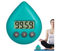 Digital Timer - Waterproof Shower Timer, Portable Timing Tool with Suction Cup LCD Display, Kitchen Cooking Accessory for School, Learning, Working, and Shower Time Management