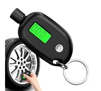 Digital Tire Pressure Gauge - Backlit LCD Checker With 0.5 Accuracy, Auto Shut Off Portable Air Measuring Tool | Trailer Bicycle Motorcycle RV SUV Truck Tractor Vehicle Safety Maintenance