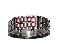 Digital Watches | Digital Sports Watch - Daily Water Protection Accurate Device - Wearable Technology, For Family Office Social Events Holiday Indoor Outdoor Home Travel, Red negra, Se référer à la