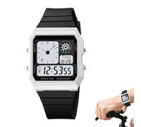 Digital Watches, Impermeable Sports Watch with Date Display, Digital Timepiece for Husband Son, Shock Resistant Design, Luminous Lighting Feature, Outdoor Tool, Athletic Accessory for Traveling