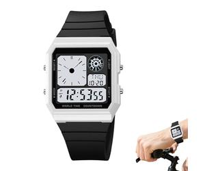 Digital Watches, Impermeable Sports Watch with Date Display, Digital Timepiece for Husband Son, Shock Resistant Design, Luminous Lighting Feature, Outdoor Tool, Athletic Accessory for Traveling