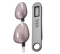 Digitale Löffelwaage - Elektronischer Messlöffel Hochpräzise | Abnehmbare Köpfe Groß & Klein, Batterriebetrieben Küchenwaage Für Kaffee Gewürze Hunde Katzenfutter Gramm Unzen Präzisionswaage Set