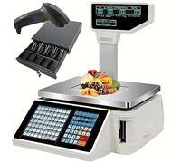 Digitale Preisberechnungswaage, Preisauszeichnung für den Handel, Etikettendrucker für Supermarktwaagen, Registrierkasse für Supermärkte, Einzelhandelsgeschäfte, Lebensmittelgeschäfte, Fleischereien,
