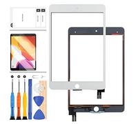 Digitalizador de Pantalla táctil para iPad Mini 5 5ª generación 2019 A2124 A2125 A2126 A2133 7.9 Pulgadas de Vidrio Frontal, con Kit de reparación + Protector de Pantalla (Blanco)