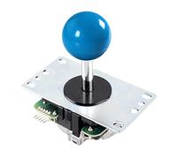 Digitalkey Joystick SANWA JLF-TP-8YT-SK con Perilla de Bola - Arcade Controller Gamepad para gabinetes y Bartops (Azul)