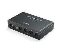 DigitalLife 3-en-1 Interfaz MIDI (4X4) Switcher Box para Productores MIDI Profesionales - MIDI Merge, MIDI Thru, USB-MIDI, Metal