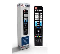 DigitalTech® - Mando Universal Smart TV para televisores LG con Botones para Plataformas de vídeo como Netflix. Compatible con más de 250 Modelos de mandos LG. Mando TV Universal Compatible.