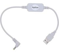 DigitCont USB DC 5V-12V Cable de alimentación de 4 mm x 1,7 mm, compatible con dispositivos Dot/Pop, cable convertidor de voltaje USB, cable adaptador de fuente de alimentación 3A requerido