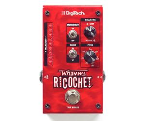 Digitech d it whammy ricochet pitch shift pedal, rojo