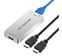 DIGITNOW! Capturadora de vídeo HDMI USB 3.0 y Dispositivo de Tarjeta HDMI Dongle Full HD 1080P Video Audio HDMI to USB Converter Converter para Windows Linux Sistema Os X