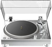 DIGITNOW Reproductor de discos de vinilo, 2 velocidades (33 y 45 RPM), tocadiscos analógicos y USB, altavoces estéreo incorporados, convertir vinilo a digital, con contrapeso y control dinámico ajustable antipatín