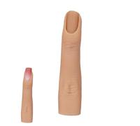 Dígito De Entrenamiento De Manicura: Réplica De Uña Falsa Ajustable, Dedo De Silicona Móvil, Aplicación De Gel Acrílico De Práctica Realista, Equipo De Tutorial De Belleza | Práctica De Herramientas E
