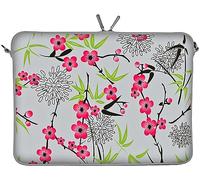 Digittrade LS104-17 Sakura Designer - Funda para portátil de 17.3 pulgadas, funda de neopreno suave de transporte de hasta 17.3 pulgadas, sistema antigolpes