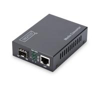 DIGITUS 10 Gigabit Ethernet Media Converter, SFP supports 1G, 2.5G, 5G and 10G,