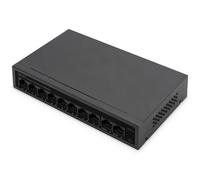 DIGITUS 10 Port Fast Ethernet PoE Network Switch - Unmanaged - 8x RJ45 PoE Ports