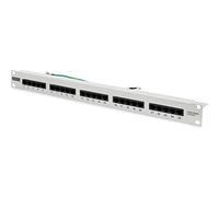 DIGITUS 19" Patchpanel CAT 3, ISDN, 25-puerto, 8P4C, sin blindado, Gris