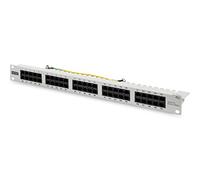 DIGITUS 19" Patchpanel CAT 3, ISDN, 50-puerto, 8P4C, sin blindado, Gris