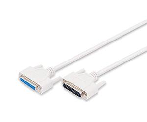 Digitus 2.0m D-Sub9 Hombre - D-Sub9 Mujer Transferencia de datos Cable de extensión - Beige