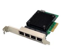 DIGITUS 2.5 Gigabit Ethernet Tarjeta de red de servidor - 4 puertos RJ45 - NIC - RTL8125B - 10/100/1000/2500 Mbps
