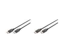Digitus 2m DP Male to DP Male DisplayPort Connection Cable - B (Importación USA)