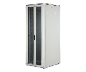 Digitus 42HE Armario Rack de Red Independiente Unique 42U, Gris, 800x1000x2053 mm, Capacidad 800 kg, IP20, con Puertas de Cristal y Bloqueo